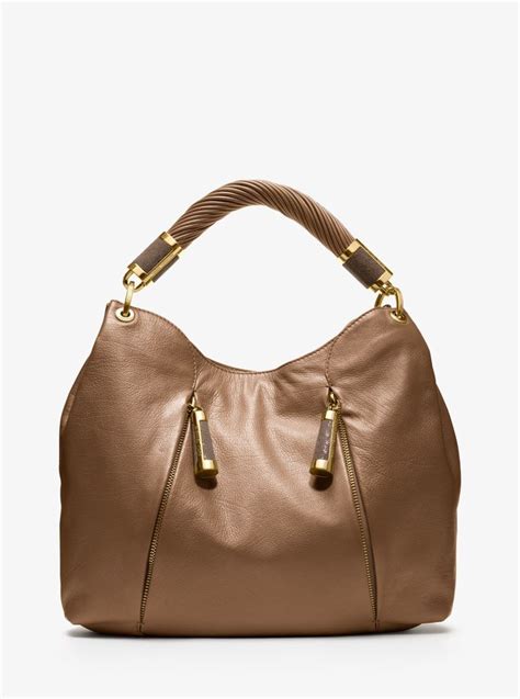 michael kors tonne leather hobo bag|Michael Kors outlet hobo bag.